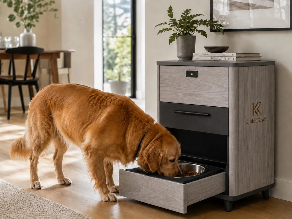 [PRE-ORDER · Ships Q4 2026] KibbleKraft SM Bundle — Small Dispenser + Single Wellness Fountain